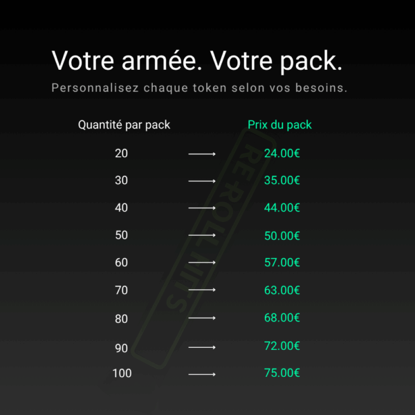Tokens 100% personnalisable – Image 3