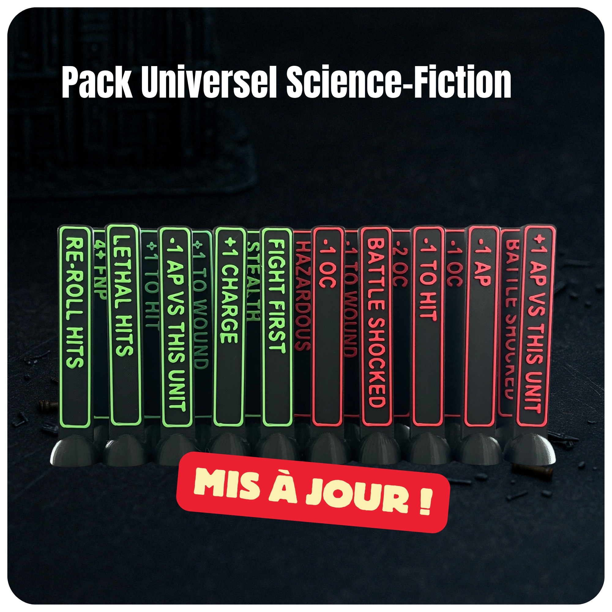 Pack de tokens universel Sci-Fi
