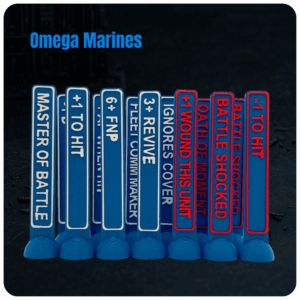 Pack de 99 tokens "Omega Marines"