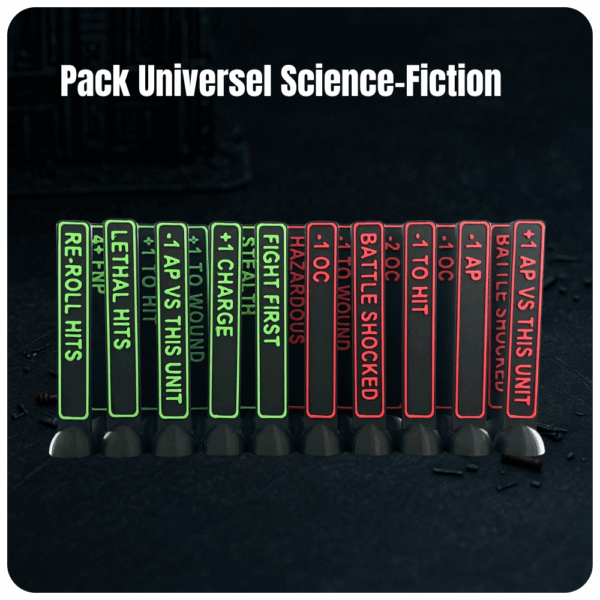 Pack de tokens universel Sci-Fi