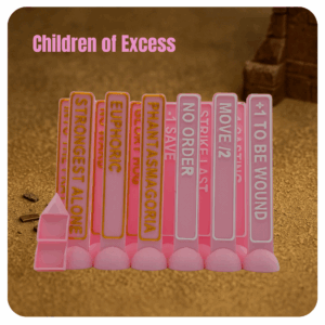 Pack de 79 tokens "Children of Excess"