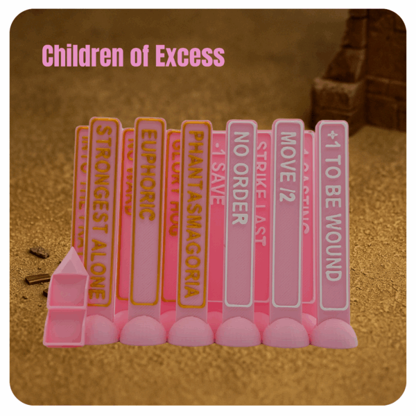 Pack de 79 tokens "Children of Excess"