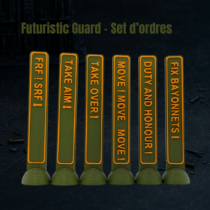 Pack de 36 ordres « Futuristic Guard »