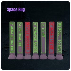Pack de 61 tokens "Space Bug" Tyranid