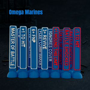 Pack de 99 tokens "Omega Marines"