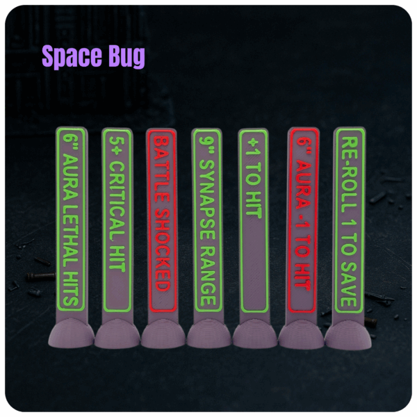 Pack de 61 tokens "Space Bug" Tyranid
