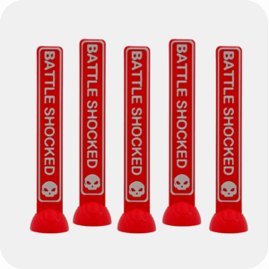 Lot de 5 tokens "Battle Shocked"