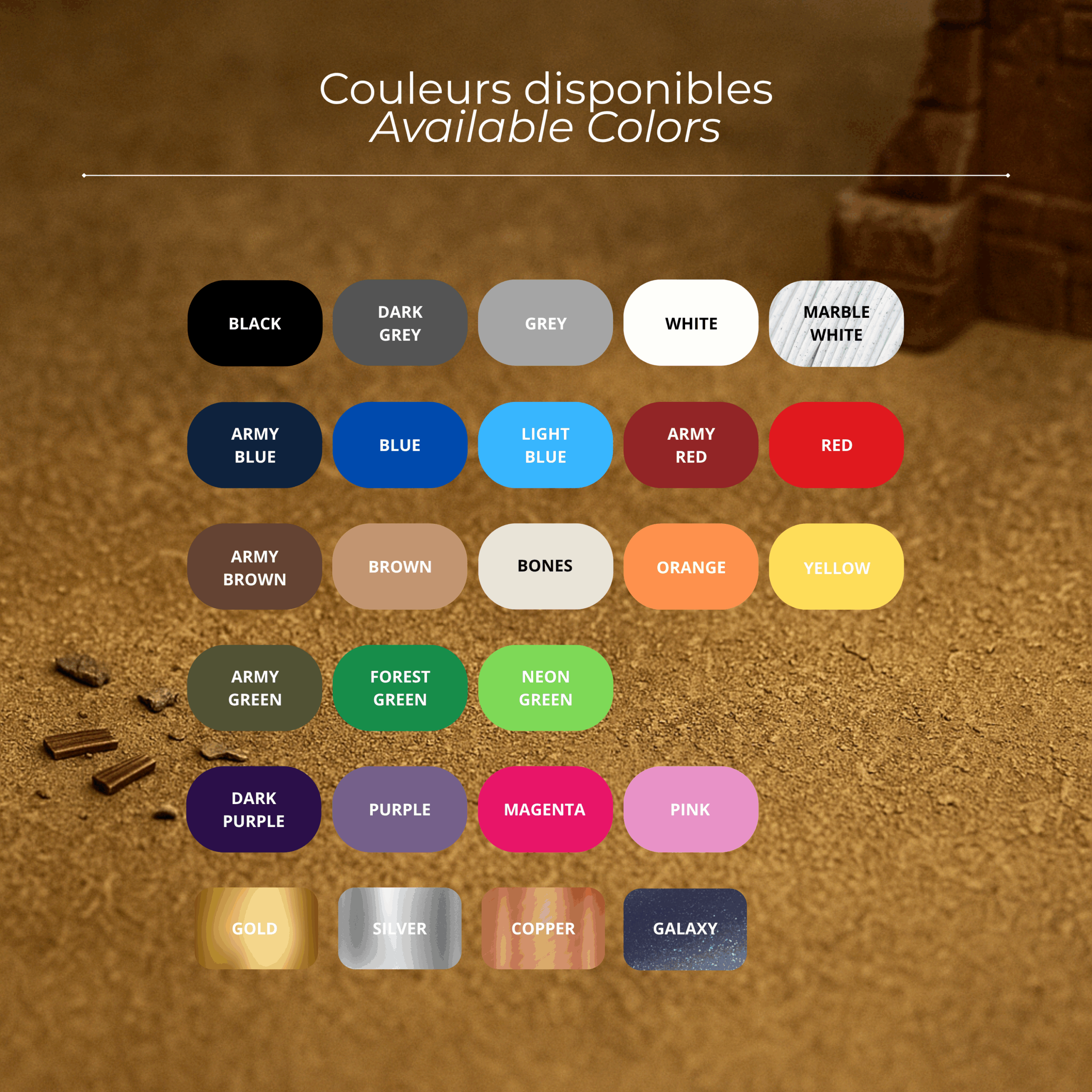 Pack de 53 tokens "Flying Dwarfs" – Image 4