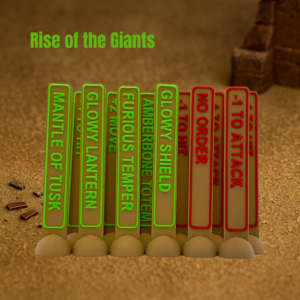 Pack de 41 tokens "Rise of the giants"