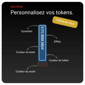 Tokens 100% personnalisable Version Old
