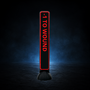 -1 TO WOUND